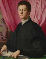 欧洲12-19世纪油画二_BRONZINO, Agnolo - Portrait of a Young Man